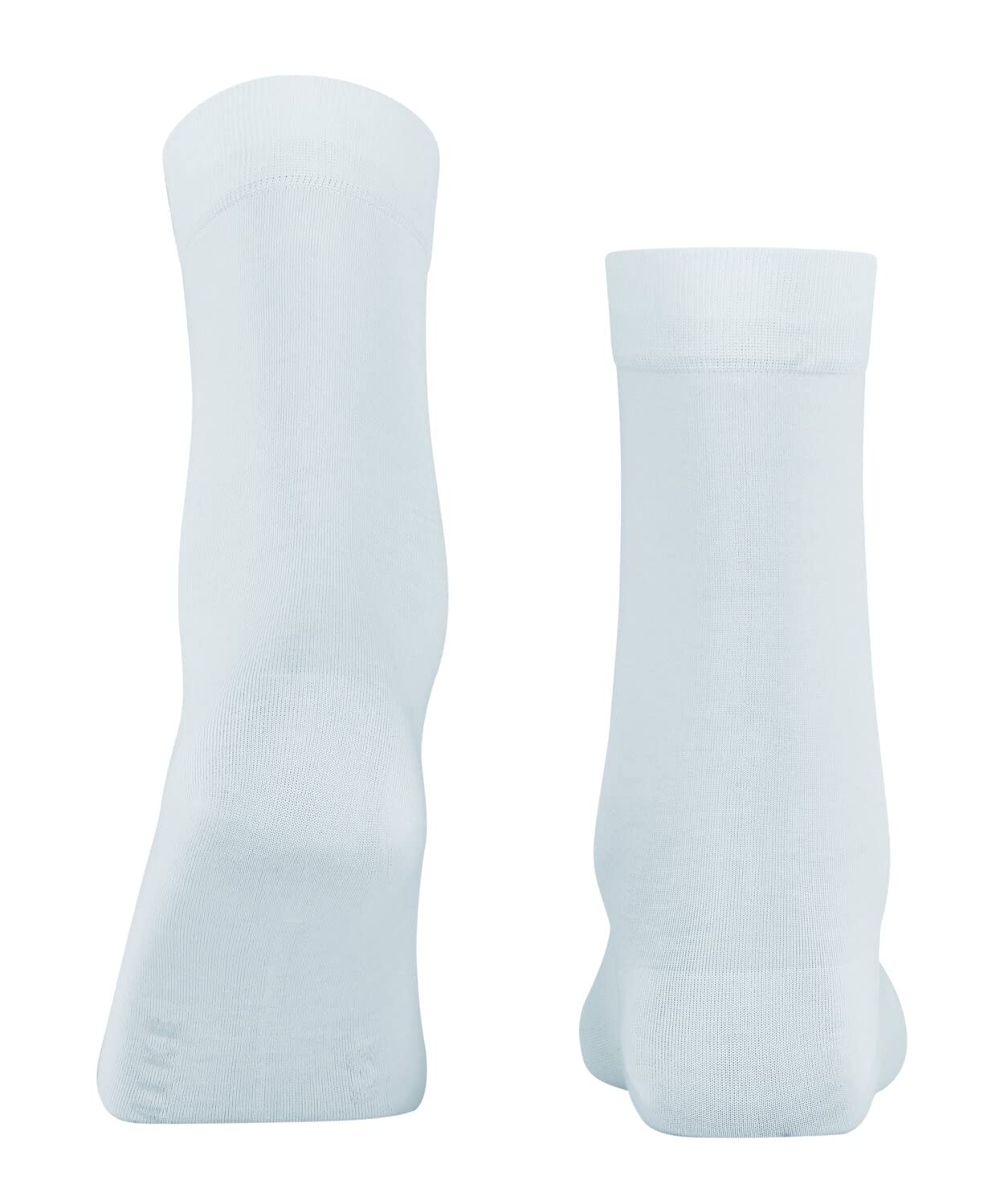 FALKE Cotton Touch W SO fines unies 1 paire, Chaussettes Femme, Bleu (Light Blue 6594) nouveau - écologique, 39-42