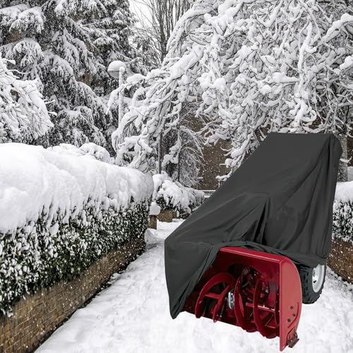 Housse souffleuse à neige imperméable COLLBATH avec cordon réglable - 4