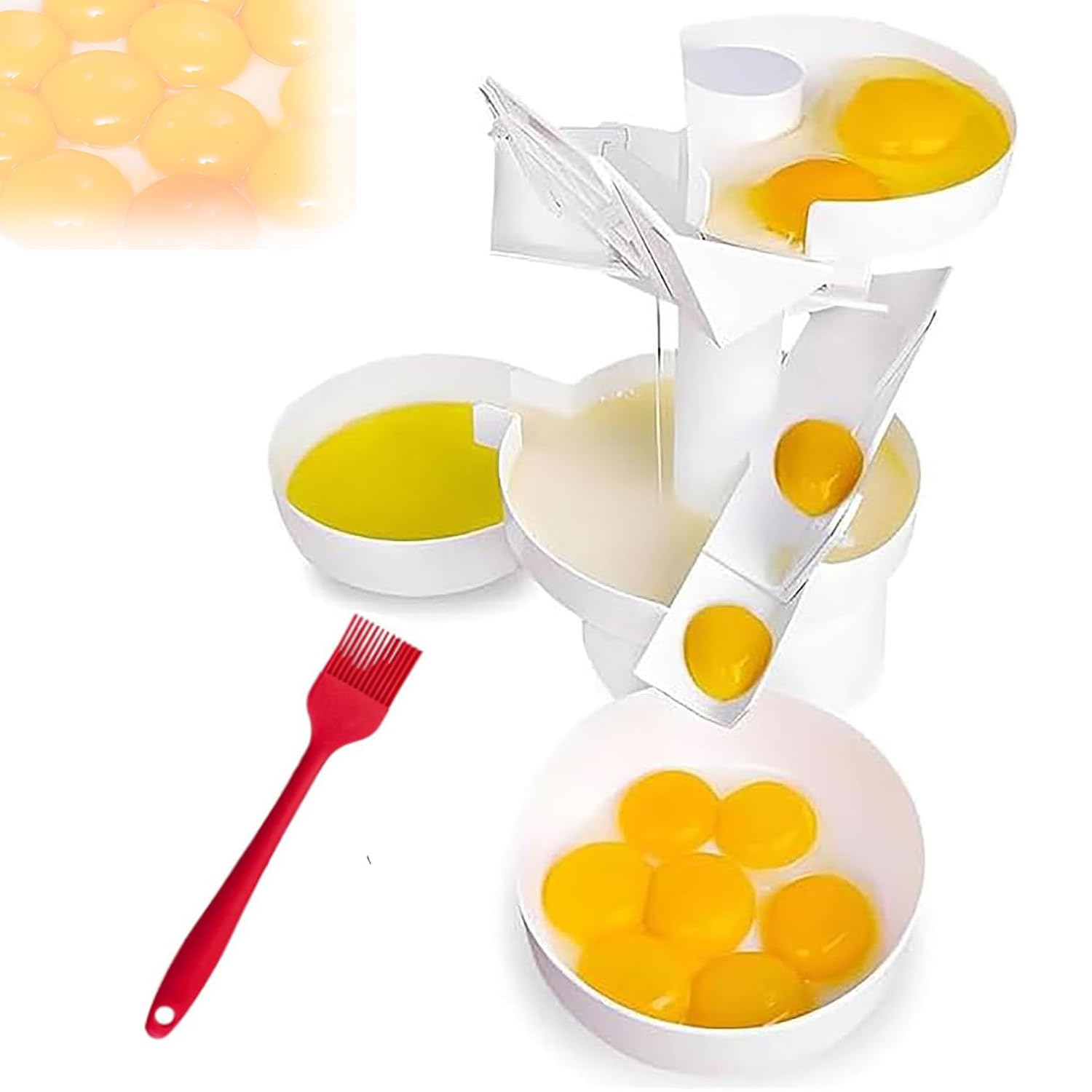 Separator żółtka jaj, komercyjny separator białek jaj, swobodnie regulowana kolumna, szybka separacja, zdejmowana konstrukcja tacy na jajka, łatwa do czyszczenia, do domu, restauracji