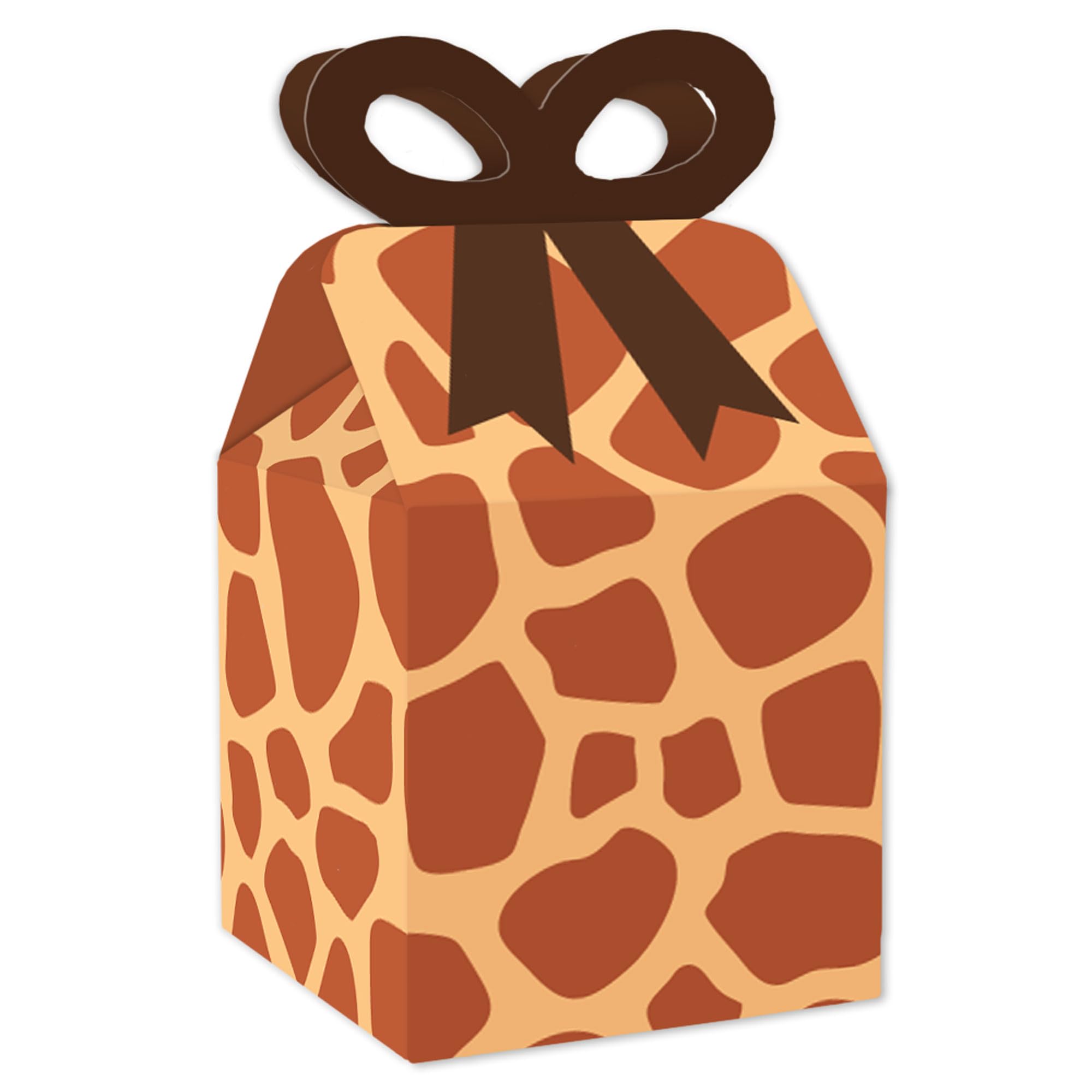 Boîtes cadeaux girafe pour emballage de petits souvenirs d'invités lot de 12
