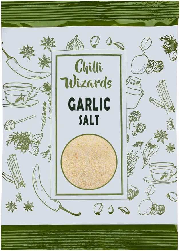 Fine Garlic Salt 100g Chilli Wizards