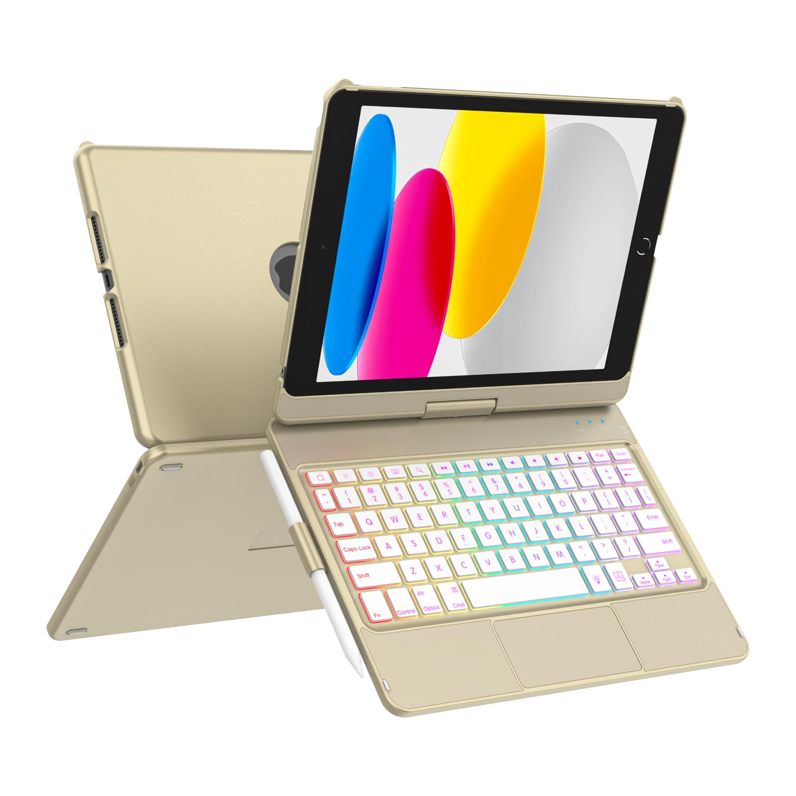 HOTLIFE Touch Trackpad Keyboard Case for iPad 9th Generation/8th/7th Gen, — Amazon image 11
