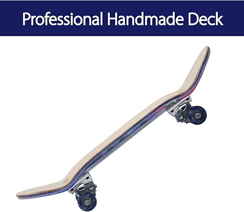 Miniatura 9 de Diapasón profesional de 1.339 in tablero de madera profesional dedo patineta camiones CNC remolino ruedas (muerte)