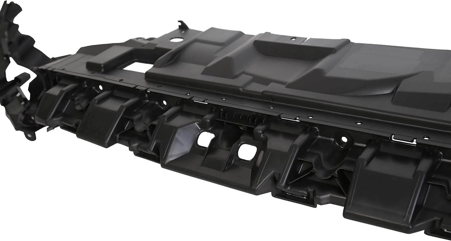 HECASA Front Bumper Cover Support Bracket Compatible with 2015-2018 Ford Focus Replacement for FO1041118 F1EZ17C897C F1EZ-17C897-B Bumper Mounting Kit Black Plastic