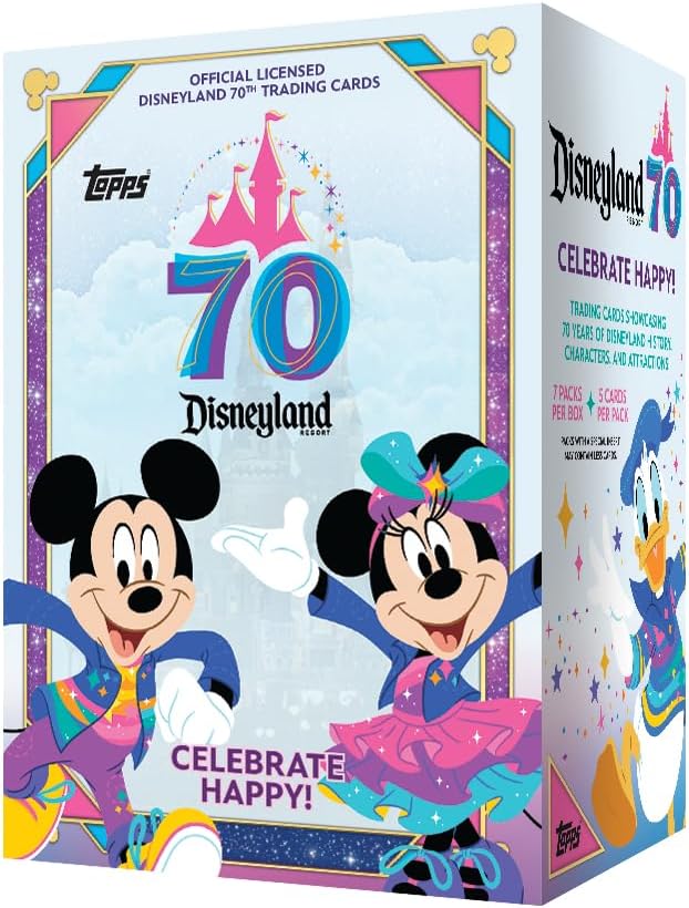 2025 Topps Disneyland 70th Anniversary - Factory Sealed - Value Box