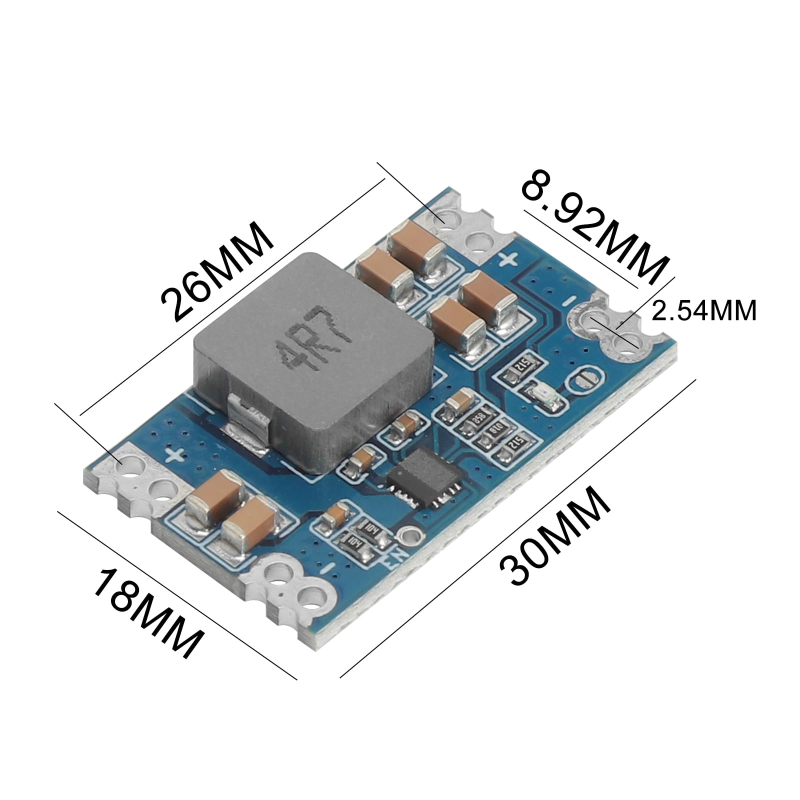 Przekształtnik Buck Przekształtnik Step Down DC DC DC DC Step Down Step Down - Mini560 5V Przetwornica 12V 5V 7-20V na 5V, 5A Moduł Zestaw 5 sztuk do DIY, Arduino i 12V na 5V