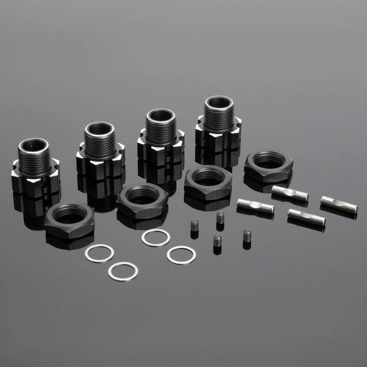 CEN Racing Ckr0203 Aluminum 17Mm Wheel Hex Drive with Nuts & Pins, for Colossus XT