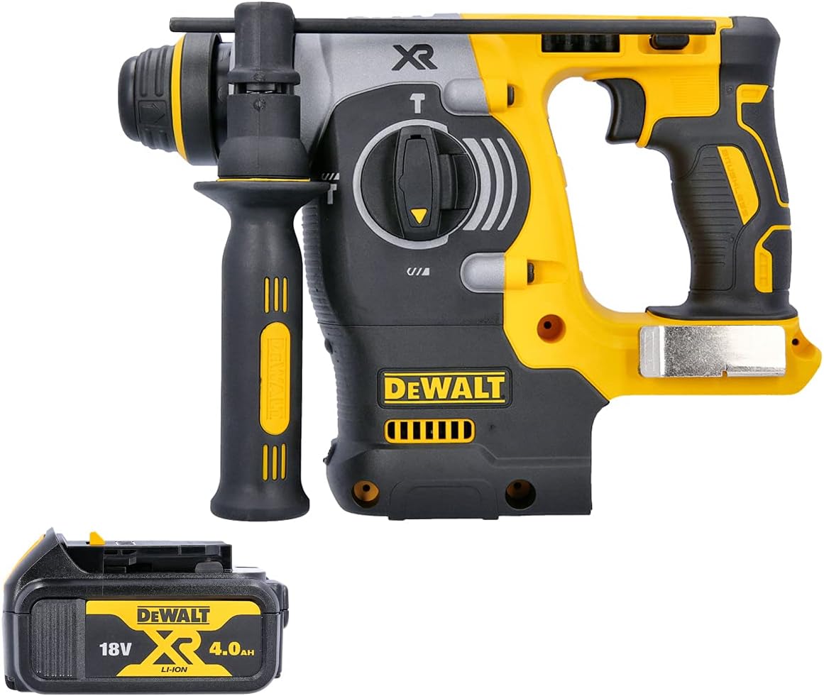 DEWALT DCH273N 18V XR SDS Plus Hammer Drill Body with 1 x 4Ah Battery
