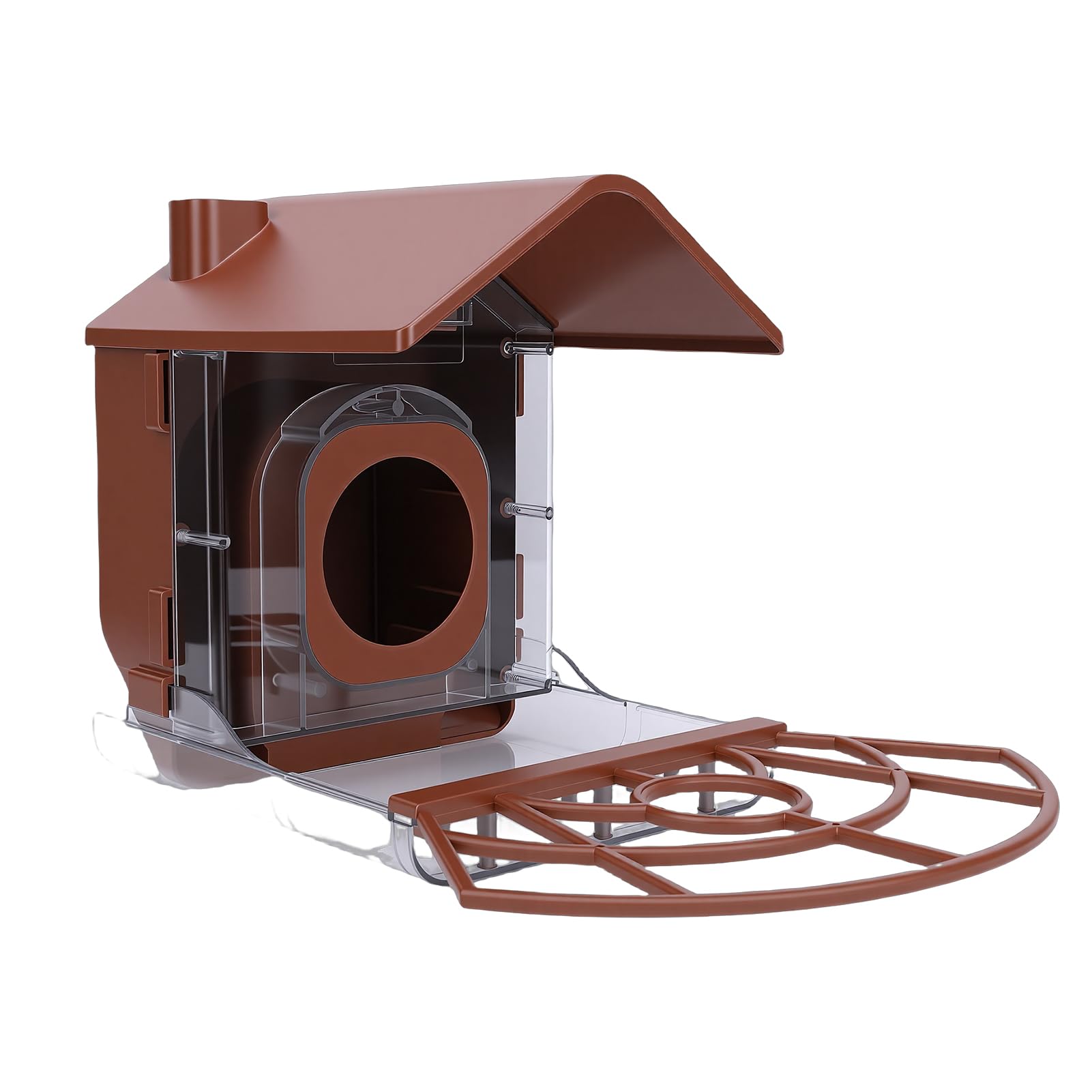 Generic Mangiatoia per Uccelli con compatibilità Universale con Fotocamera per il Birdwatching All'aperto Configurazione Semplice e Regolazione Dell'angolo Versatile