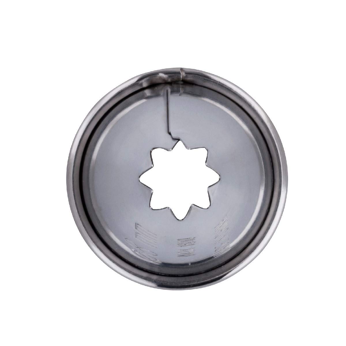 Lot De 12 Douilles à Pâtisserie XXL Thermohauser, Inox, Diamètres 4 à 15 Mm, Hauteur 50 Mm, Pro