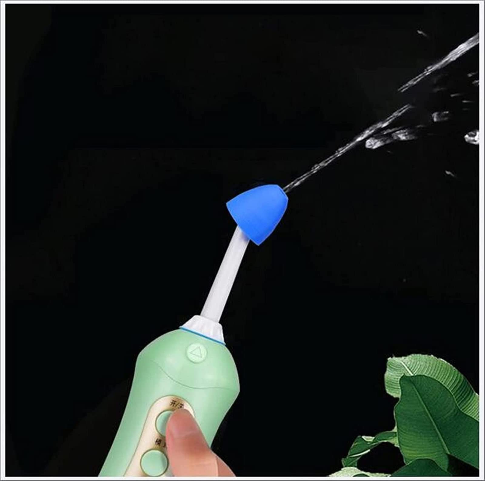 Kit per risciacquo sinusale, Kit per risciacquo sinusale Elettrico per Lavaggio nasale, con 3 modalità di Pulizia e 2 ugelli, ugello Rotante a 360°, per irrigazione nasale, solliev
