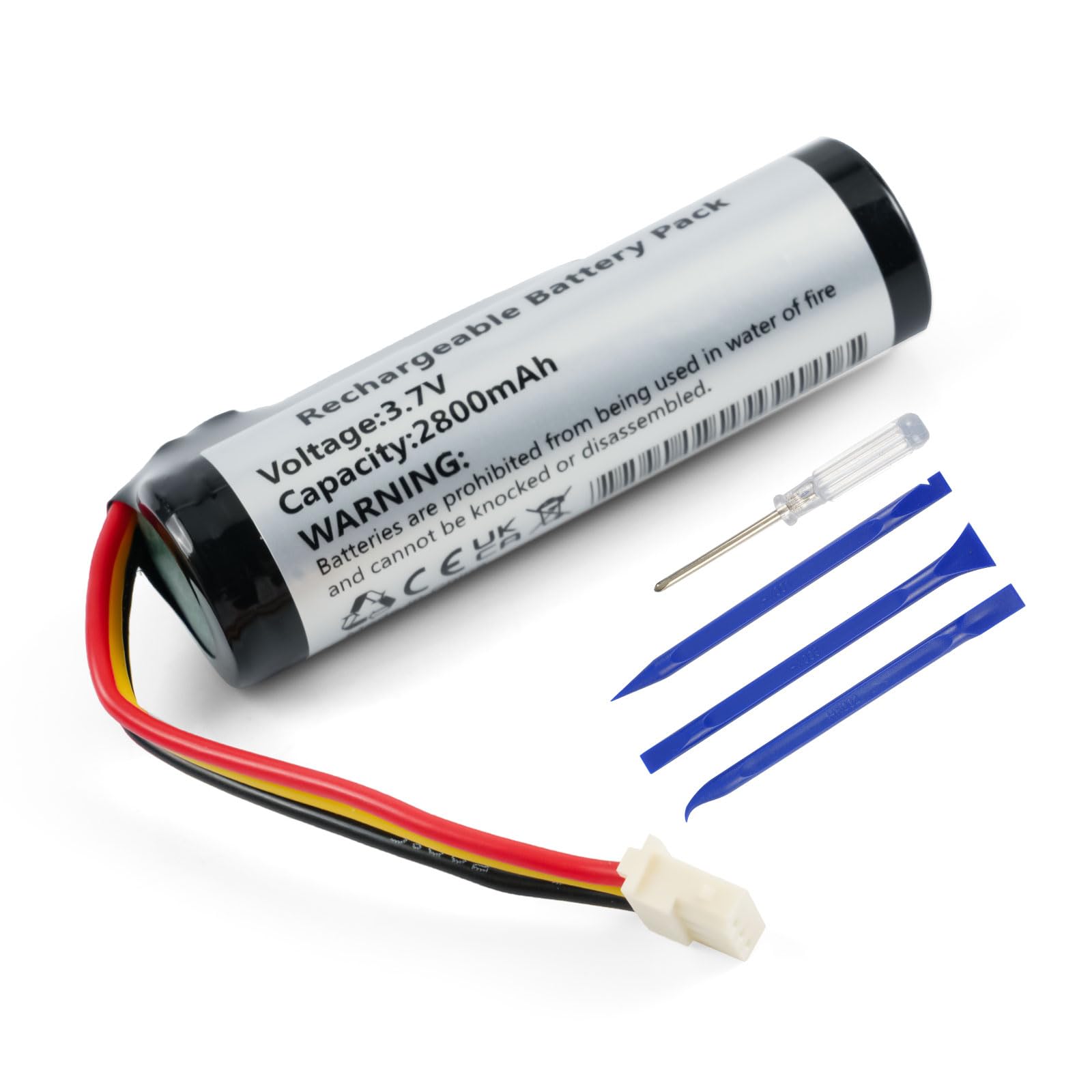 Oyomba 2800mAh 300-10342 Replacement adt Battery for Honeywell Home PROSIXC2W/PROSIXC2W Hardwired-to-SiX Converter Panel Series, PROSIXRPTR Encrypted Wireless Repeater - Fix Low/Dead Power Issue