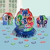 amscan 281741 PJ Masks Table Decorating Kit, 1 Pack (23 pcs), Party Favor