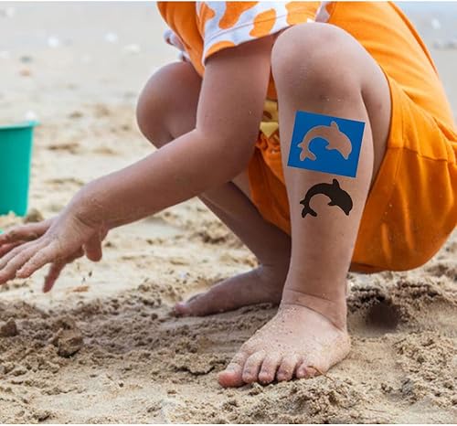 Miniatura 4 de 200 plantillas de pintura facial para niños, kit de plantillas de pintura facial y corporal, plantillas de tatuaje, adecuado para cumpleaños,