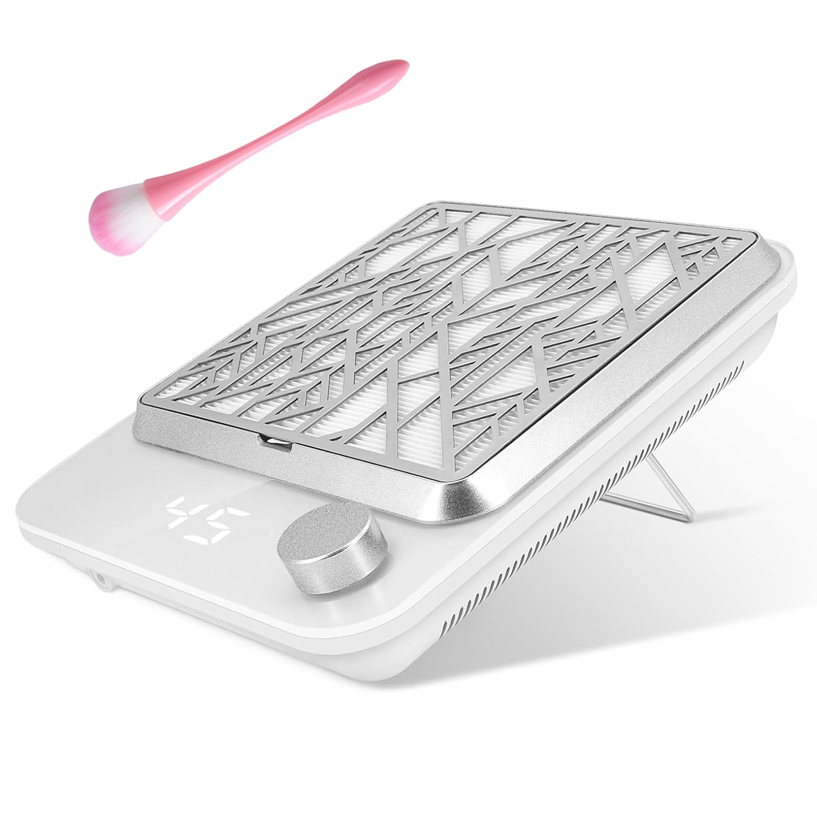 Aspiradora Extractora Inalámbrica Recargable para Uñas Acrílicas Y Polvo De Inmersión - Ideal para Manicuras En Casa O En Salones De Belleza.