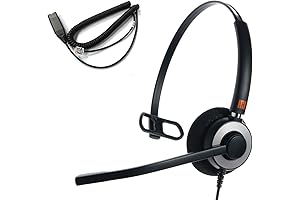 IPH-160 Phone Headset Noise Cancelling Compatible with Avaya 1608-9670 Series