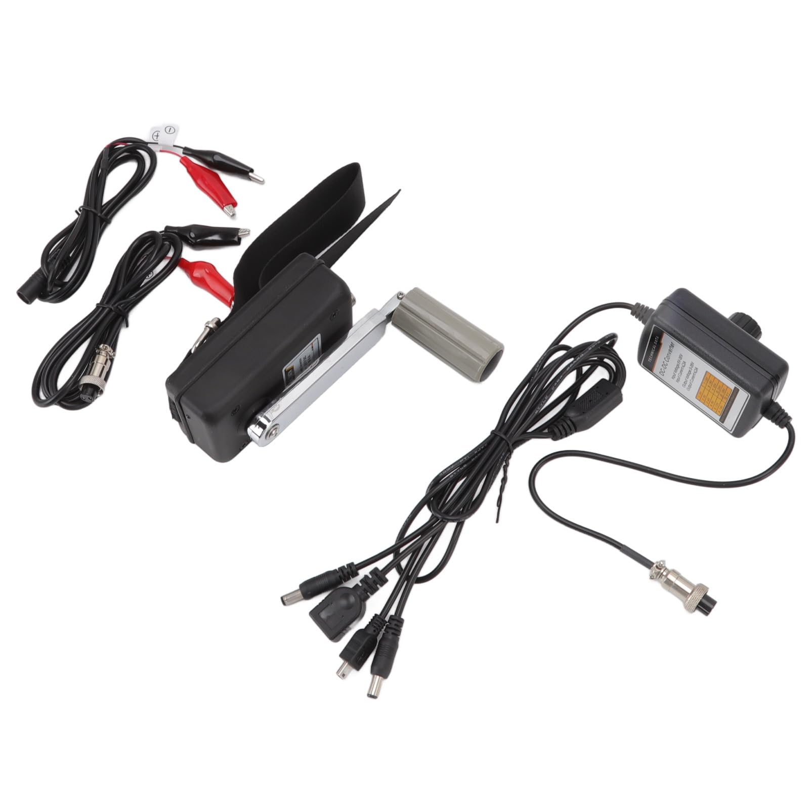 Generatore a manovella Generatore di corrente manuale portatile ad alta efficienza da 30 W per escursioni di campeggio di emergenza all'aperto Design compatto leggero in le