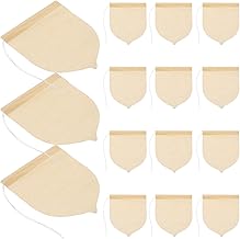 Kichvoe Sacos De Filtro De Chá Descartáveis Sacos De Chá Vazios Com Cordão Para Chá Solto Infusor De Chá Vazio Saquinhos De Filtro De Tempero 8X10cm 100 Peças