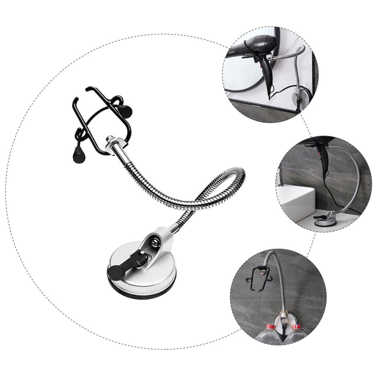 Soporte Giratorio para Secador De Manos Soporte De Almacenamiento Secadores