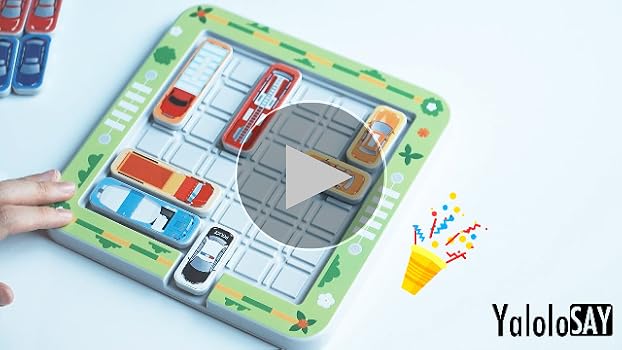 買ってから数回しか遊んでないため、出品させて頂きます！ Amazon | YaloloSay 独創の磁石式駐車場パズル おもちゃ 知育