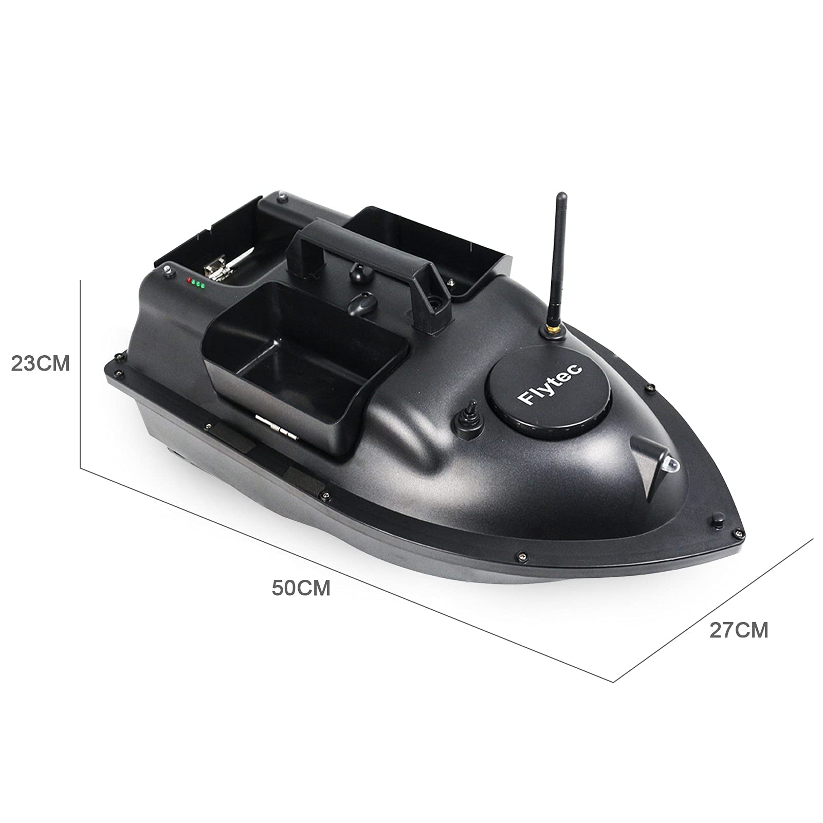Flytec Outil de pêche à double moteur Détecteur de poissons RC Bateau d