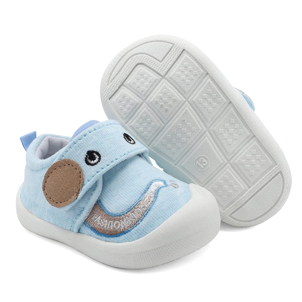 MASOCIO Unisex buty do chodzenia dla chłopców i dziewczynek, kreskówka, niemowlę, gumowe, antypoślizgowe buty do chodzenia
