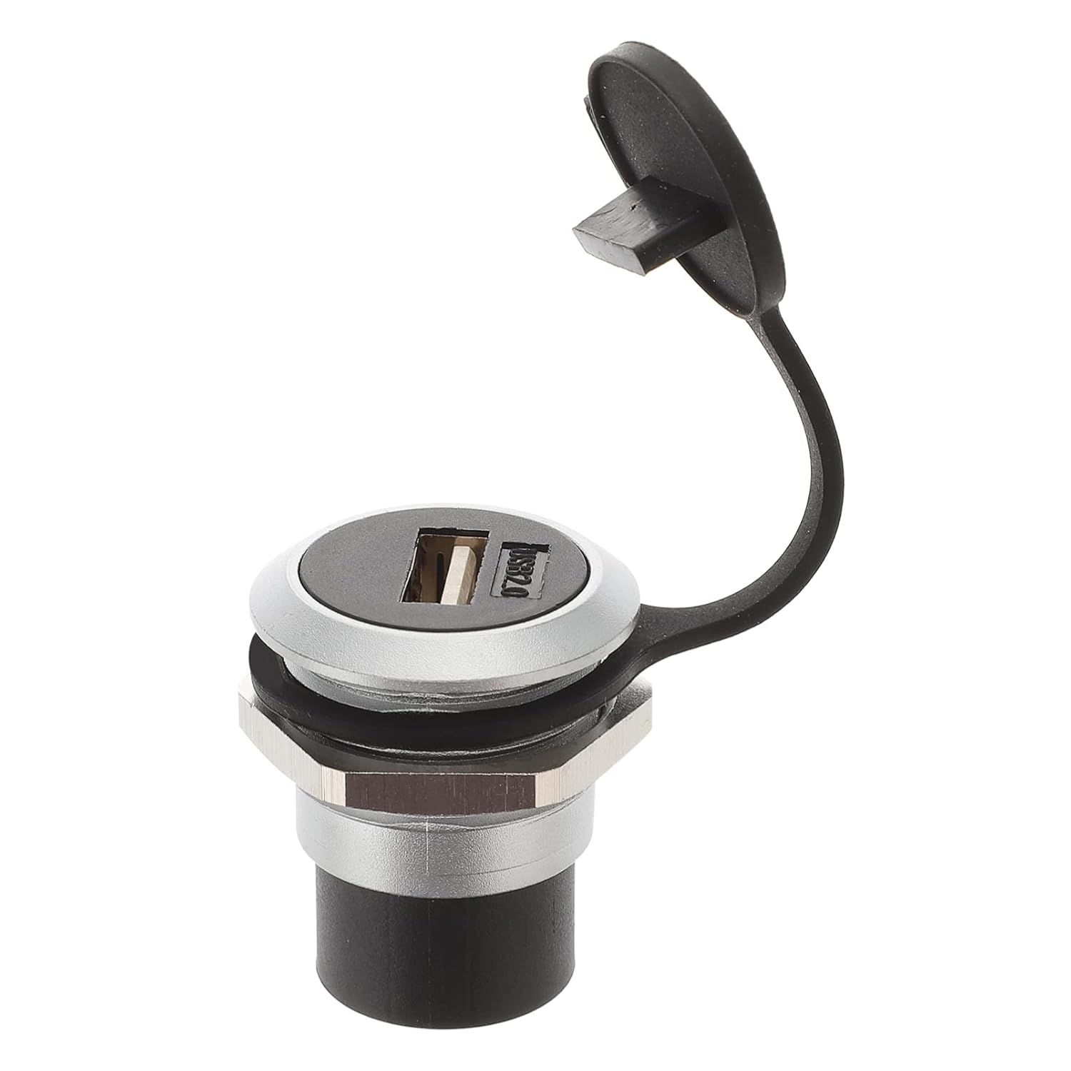 HEALLILY USB Panel Mount USB Bulkhead Coupler Adapter Female to Female