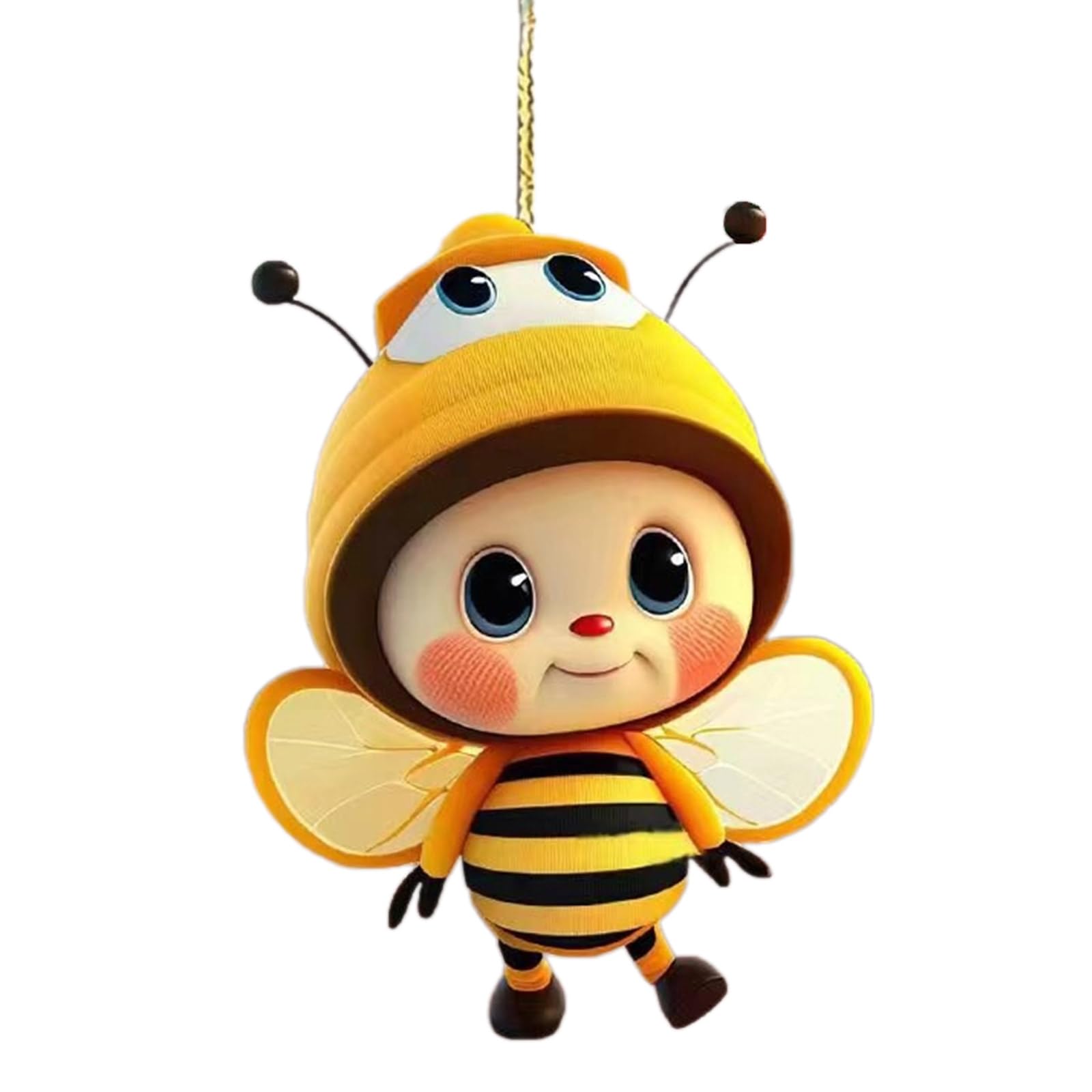 Btgghytr Bees Ornament Car Mirrorr Hangings Decorations Car Rear View Mirrorr Hold Hangings Access Bag Ornament