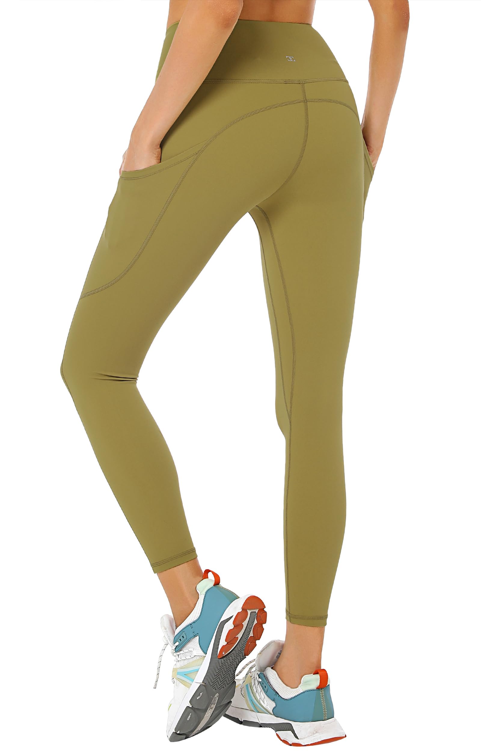 Cathie Moochie Buttery Soft Tummy Control Workout Leggings with Pockets for Women High Waisted Athletic Yoga Pants