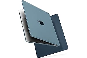 Armor Protector 13 Inch Compatible with MacBook Air 2021-2018, with Webcam Cover