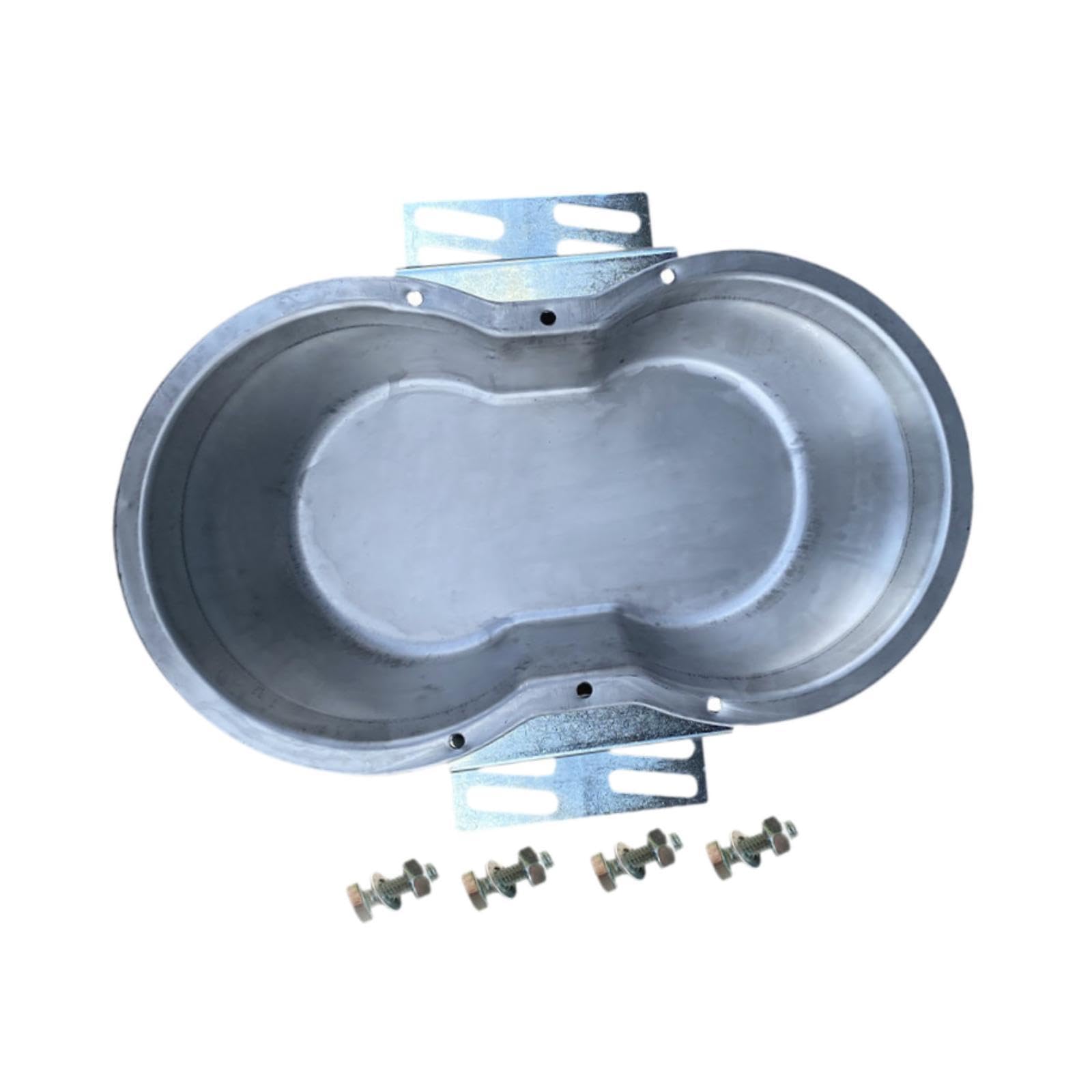 Comedero para Cerdos, Contenedor de Alimento para Animales, para Ganado, Abrevadero de Acero Inoxidable, Fácil de Limpiar, Adecuado para Gran, Style D