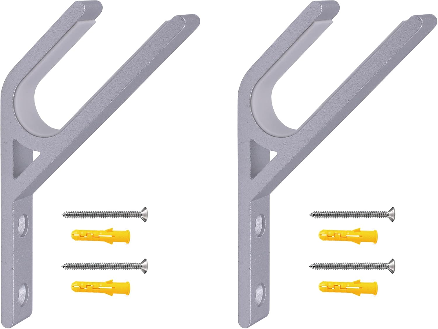 YYST 45° Angles Snowboard Wall Mount Snowboard Wall Hanger Storage Rack w Silicone Pad in The Slot (2) : Sports & Outdoors
