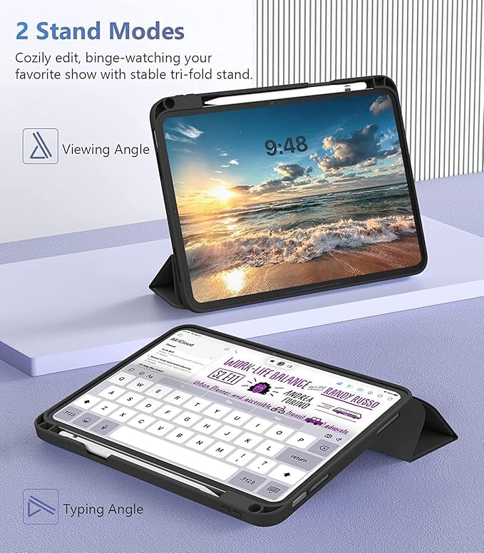 Image of ProElite Cover for Xiaomi Mi Pad 7 /7 Pro 11.2 inch Cover, Soft Flexible Flip Case Cover with Pen Holder for Xiaomi Pad 7 /7 Pro 11.2 inch, Support Auto Sleep Wake, [Recoil Series] - Flowers