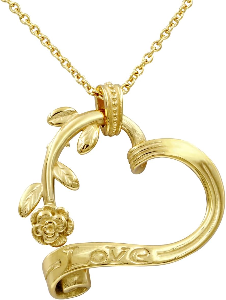 Controse Rose Garden Heart Necklace