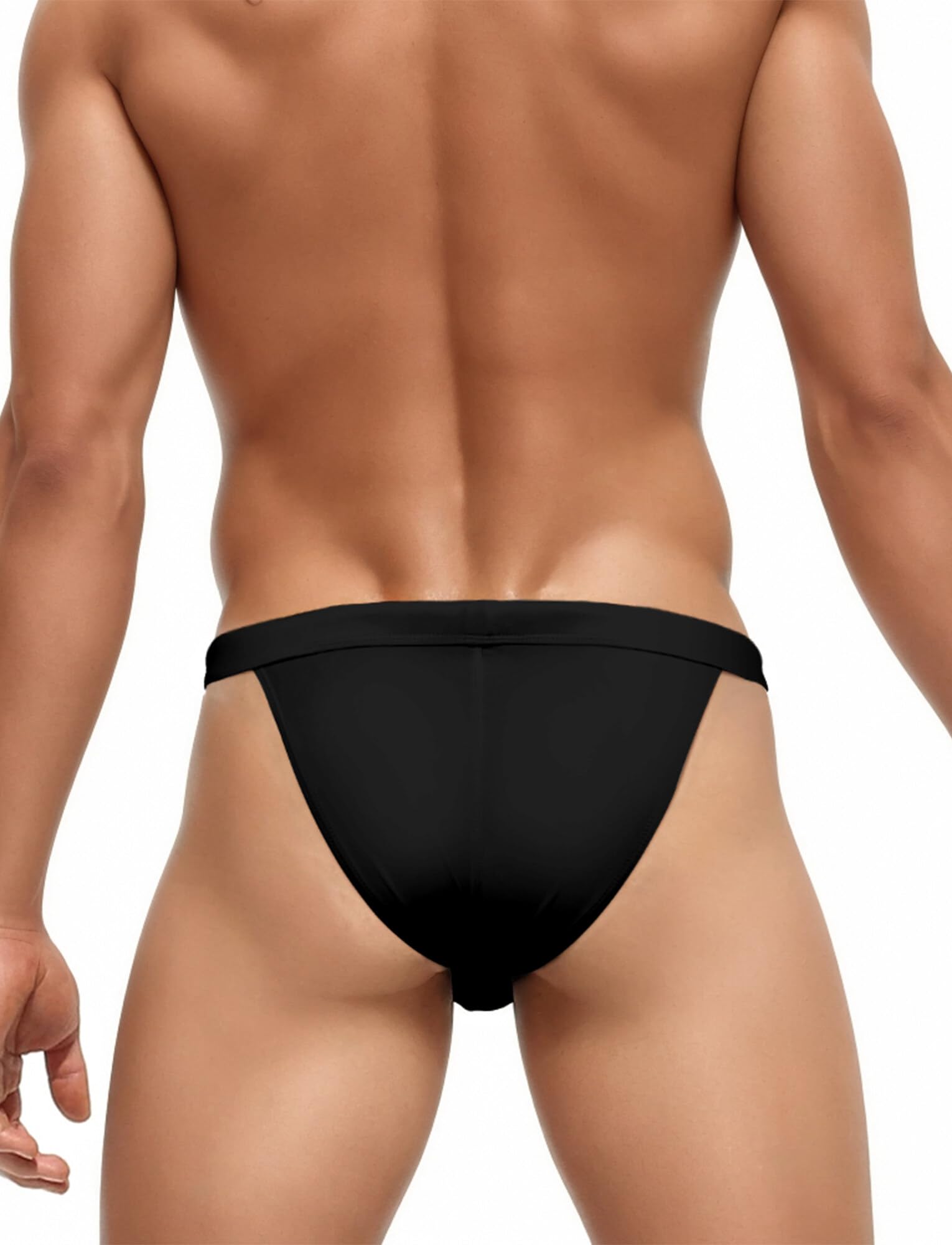 SEAUR Badeslip Herren Badehose Kurz Eng Sexy Mini Schwimmhose Schnell Trocknend Classic Schwimmen Slip Wassersport Strand Schwimmbad EU S-XL = (Asie M-XXL)