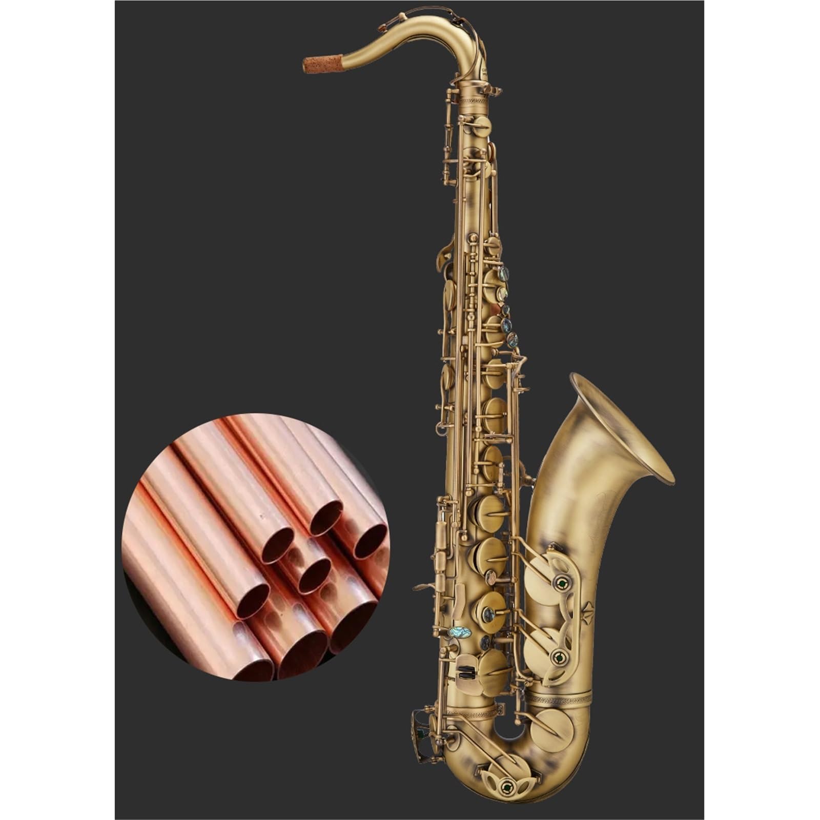 Miłośnicy Muzyki Saksofon Instrument Dęty Drewniany Na Saksofonie Tenorowym B Dla Początkujących Profesjonalny Test Wydajności Instrument Dęty Drewniany Z Akcesoriami Do Futerału