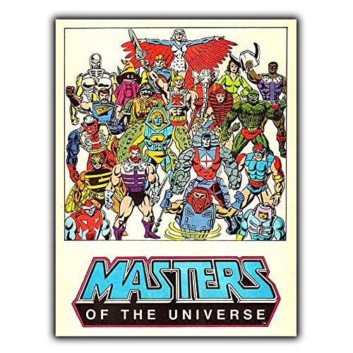 Masters of The Universe Póster de Pared Metal Creativo Placa Decorativa Cartel...