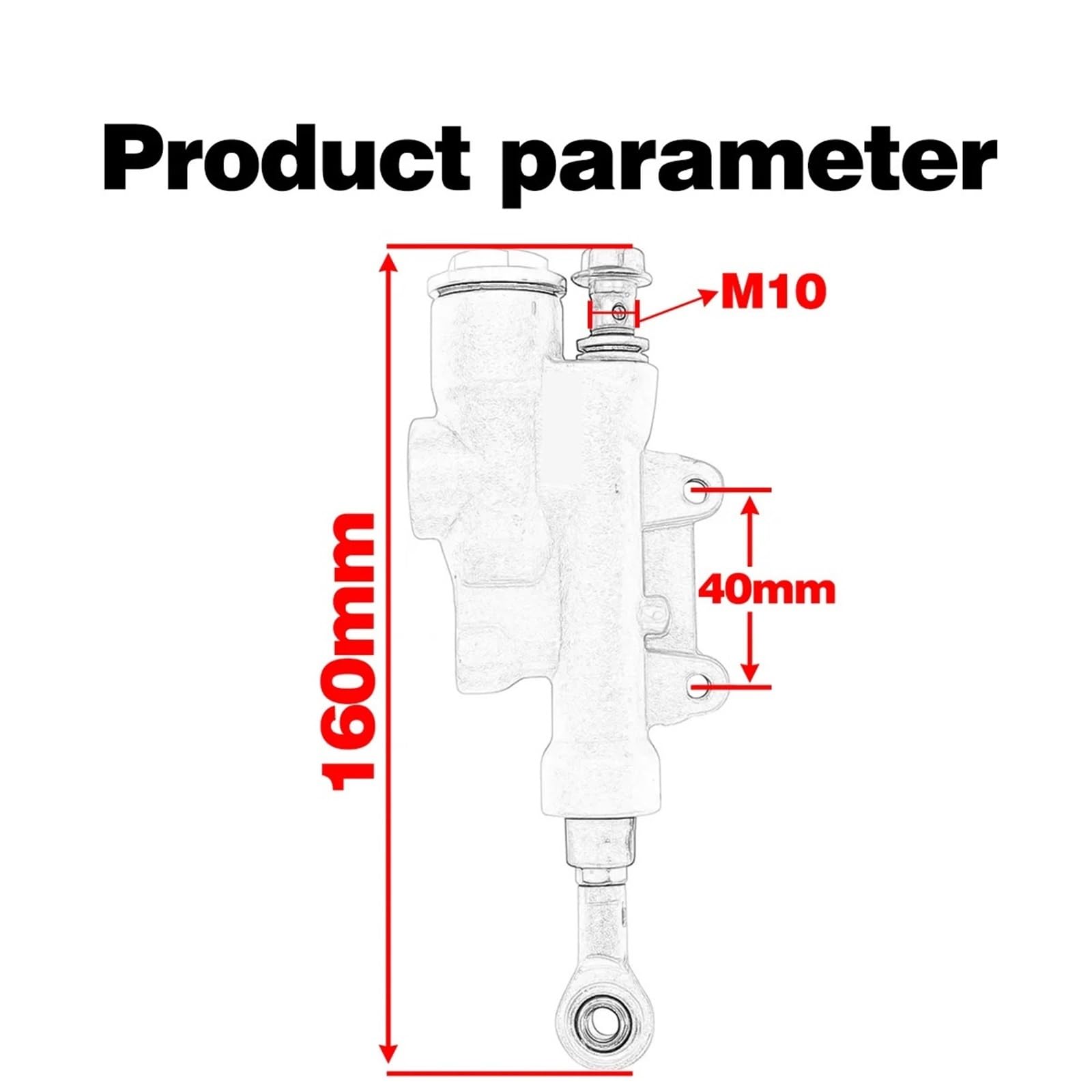 Pistone del Freno Arretratore Pistoncini Pinza Freno Posteriore Adatta per KTM SX XC SXF XCF XCW XCF W EXC EXC F TPI Six Days 125 150 200 250 300 350 450 500 530 2004-2024(Bracket)