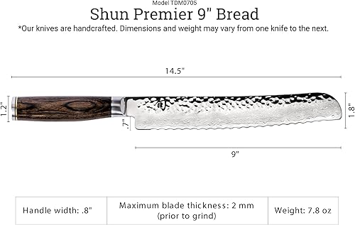Miniatura 6 de Shun Cuchillo de pan Premier de 9"