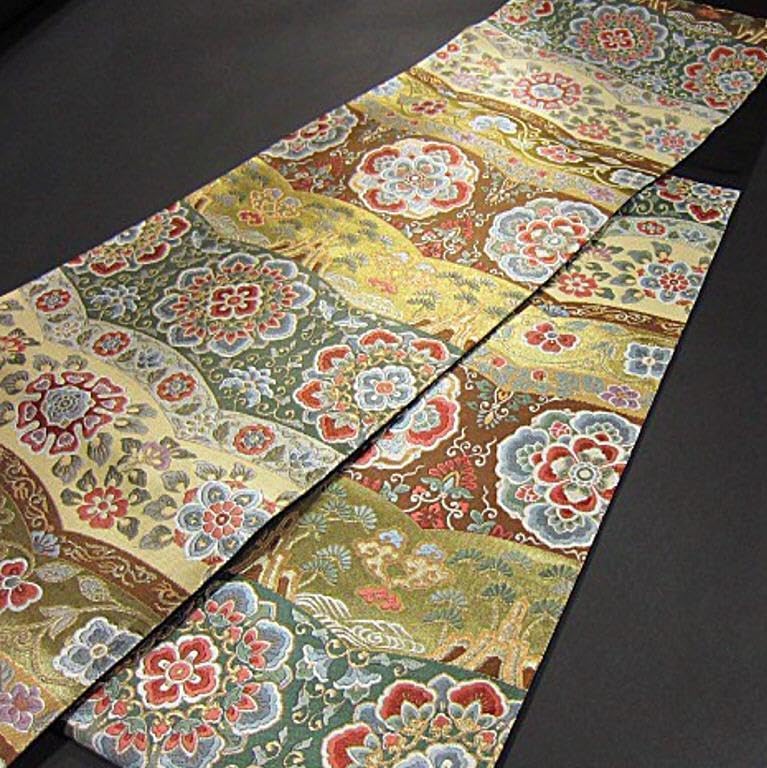 上質な逸品西陣織高級唐織六通柄袋帯【綿芯仕立付】名門・京藝