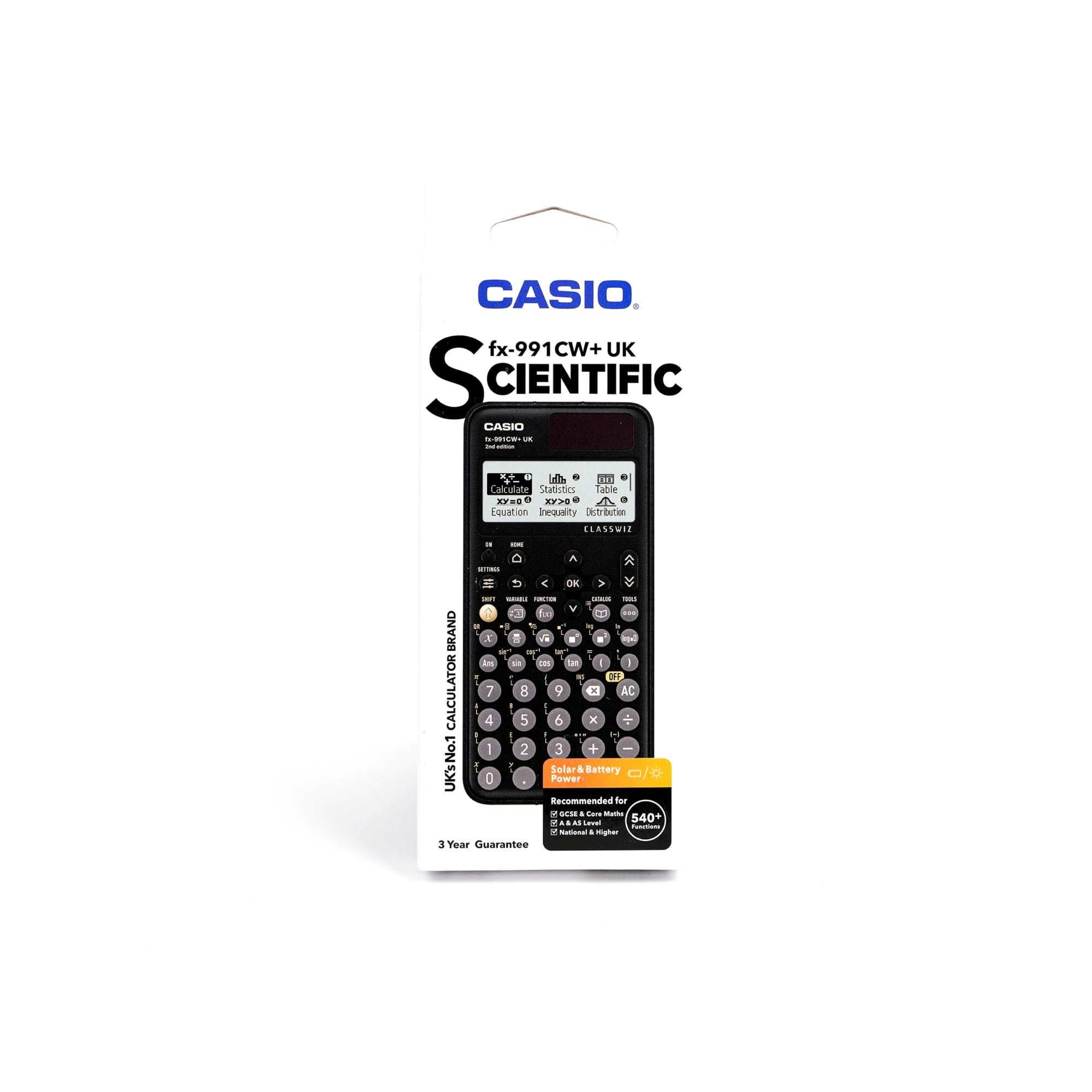 Casio fx-991CW+ - Calculadora científica (versión del Reino Unido) - Actualización del Modelo Anterior fx-991CW