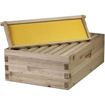 8 Frame Medium Super Box w/Dovetail Joints Unassembled w/Frames and Foundations