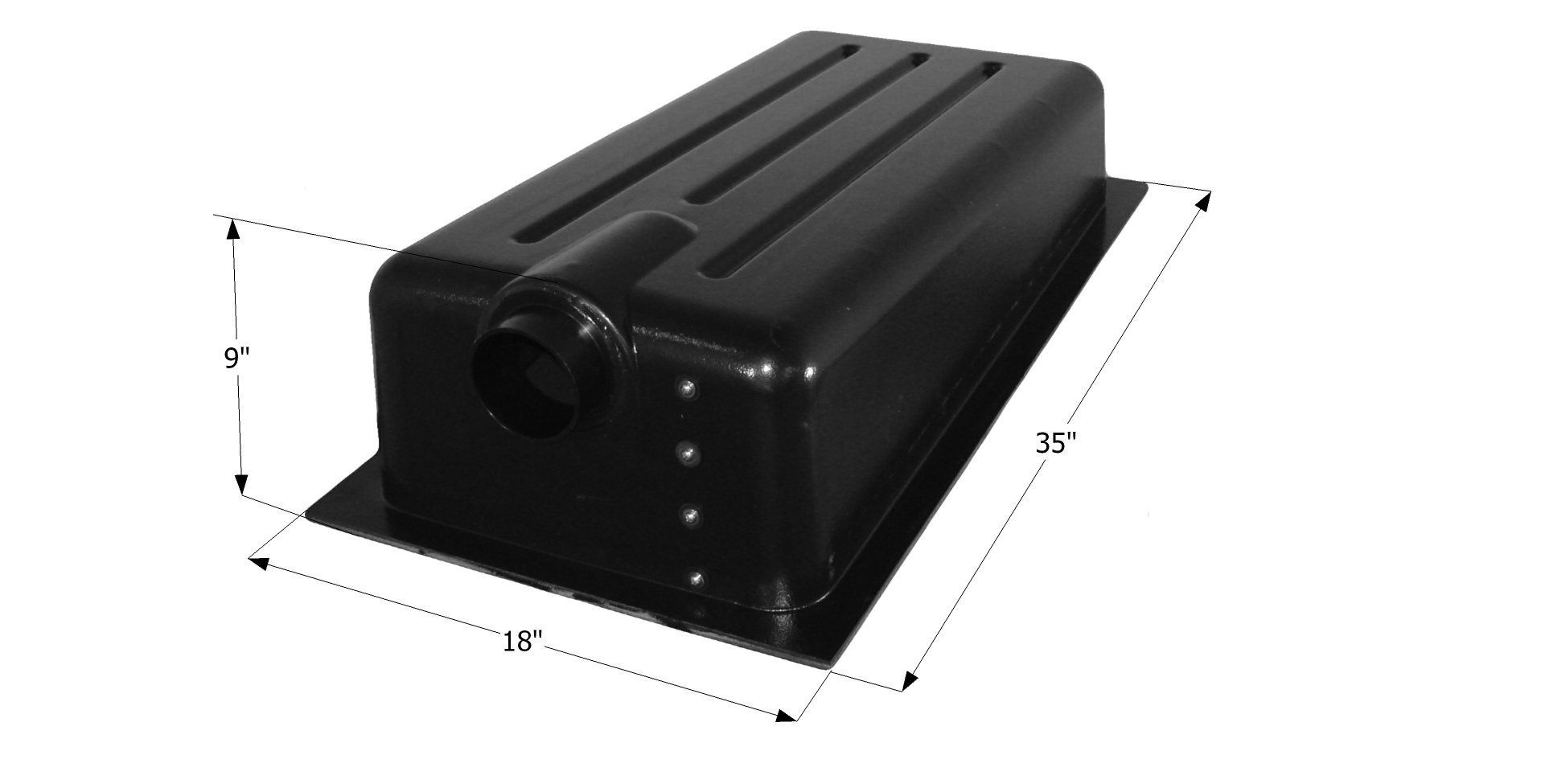 ICON Center End Drain HT147ED with 3" Spigot &amp; 4 Level Sensors