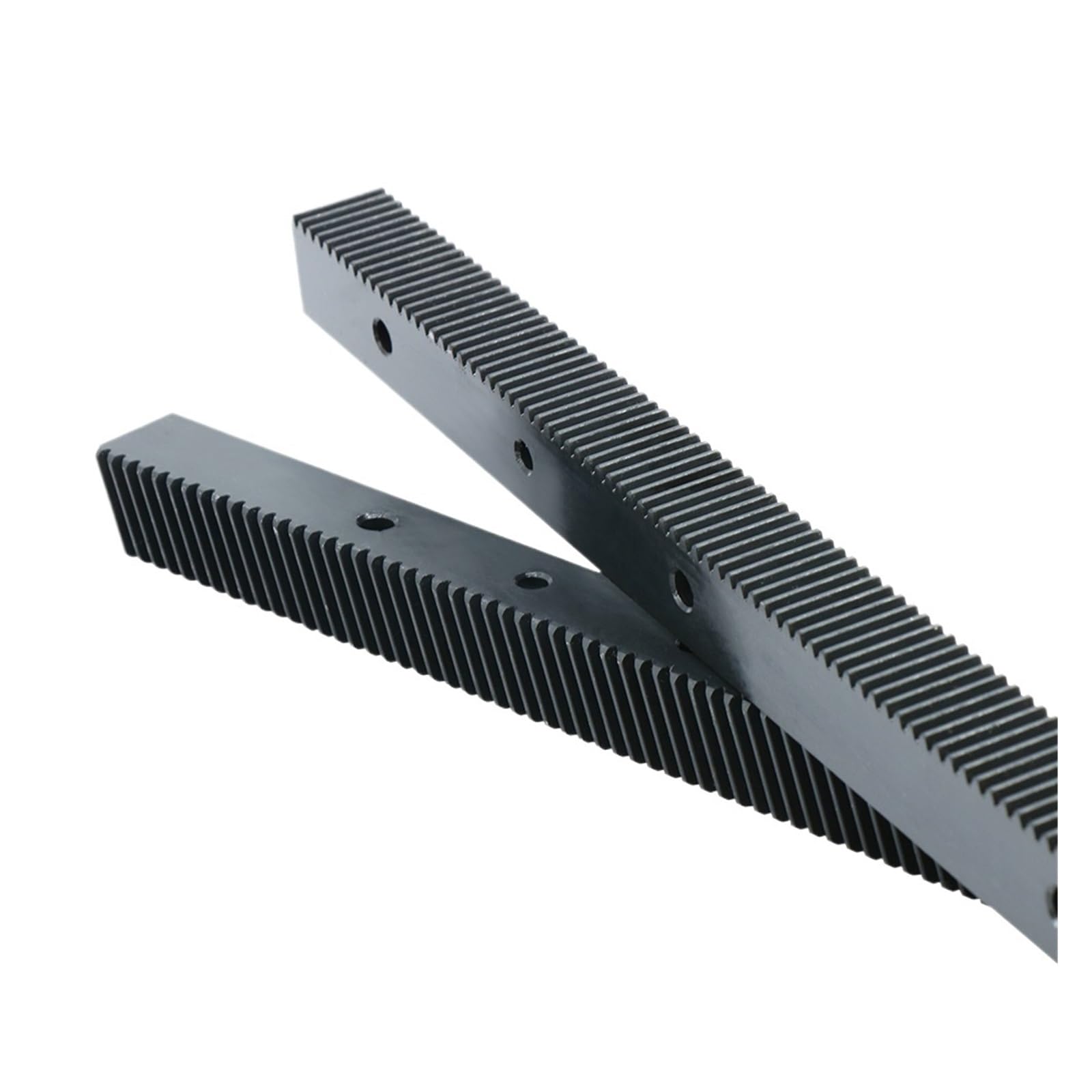 Spur Rack Steel High Precision 3pcs 1.5 Modulus 15x15 Straight Gear Rack Length 1000mm with Mount Holes M5 Distance 100mm Use for Engraving Machine