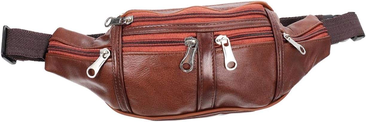 Milisten Water-Resistant Sling Bag for Men Multi-Purpose Waist Bag Adjustable Strap for Running Cycling and Outdoor Activities Phone Waist Pouch