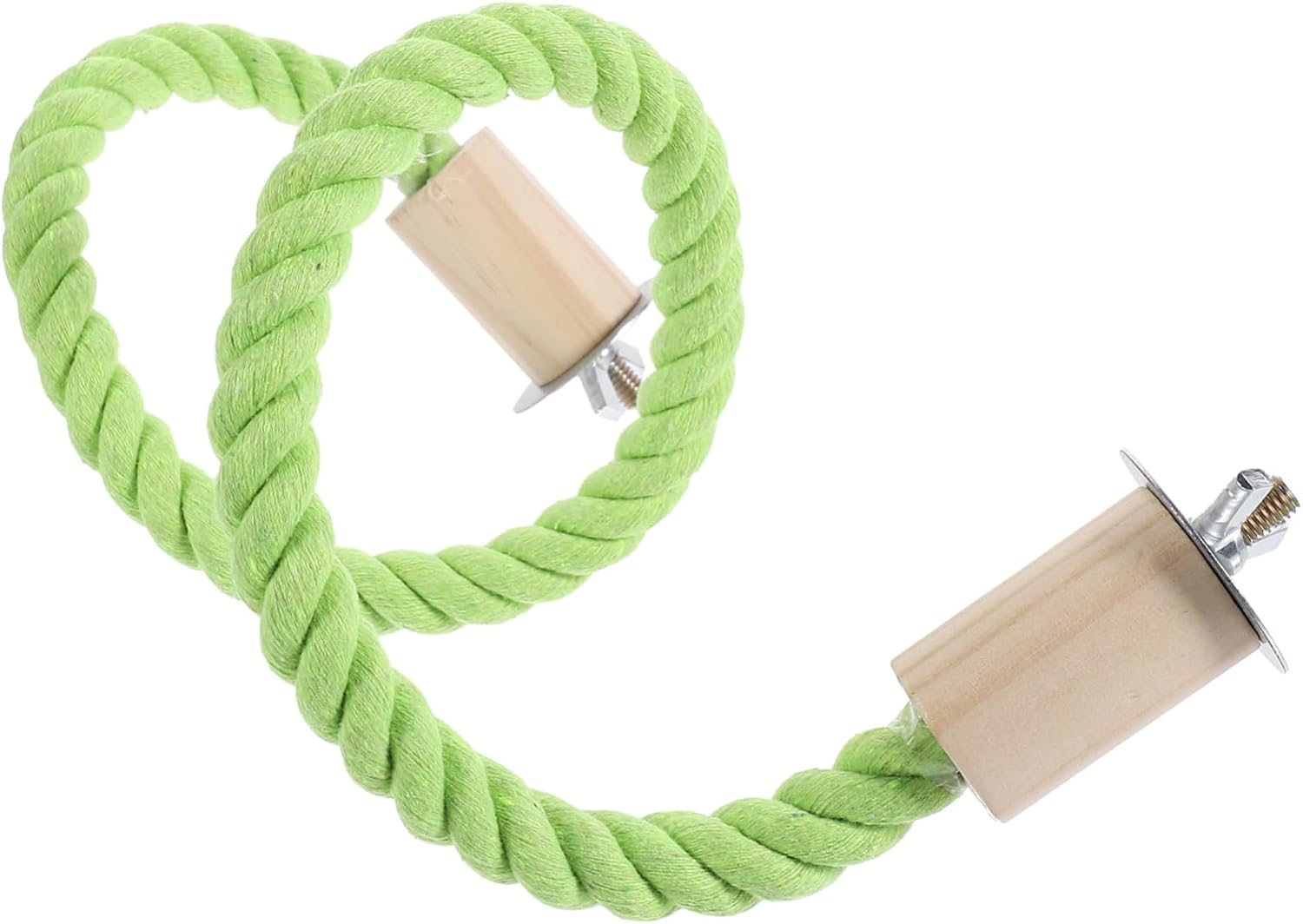 GANAZONO Parrot Rope Perch Swing Toy for Birds Flexible Stand Sturdy Design for Parakeets Cockatiels and Parrots Style