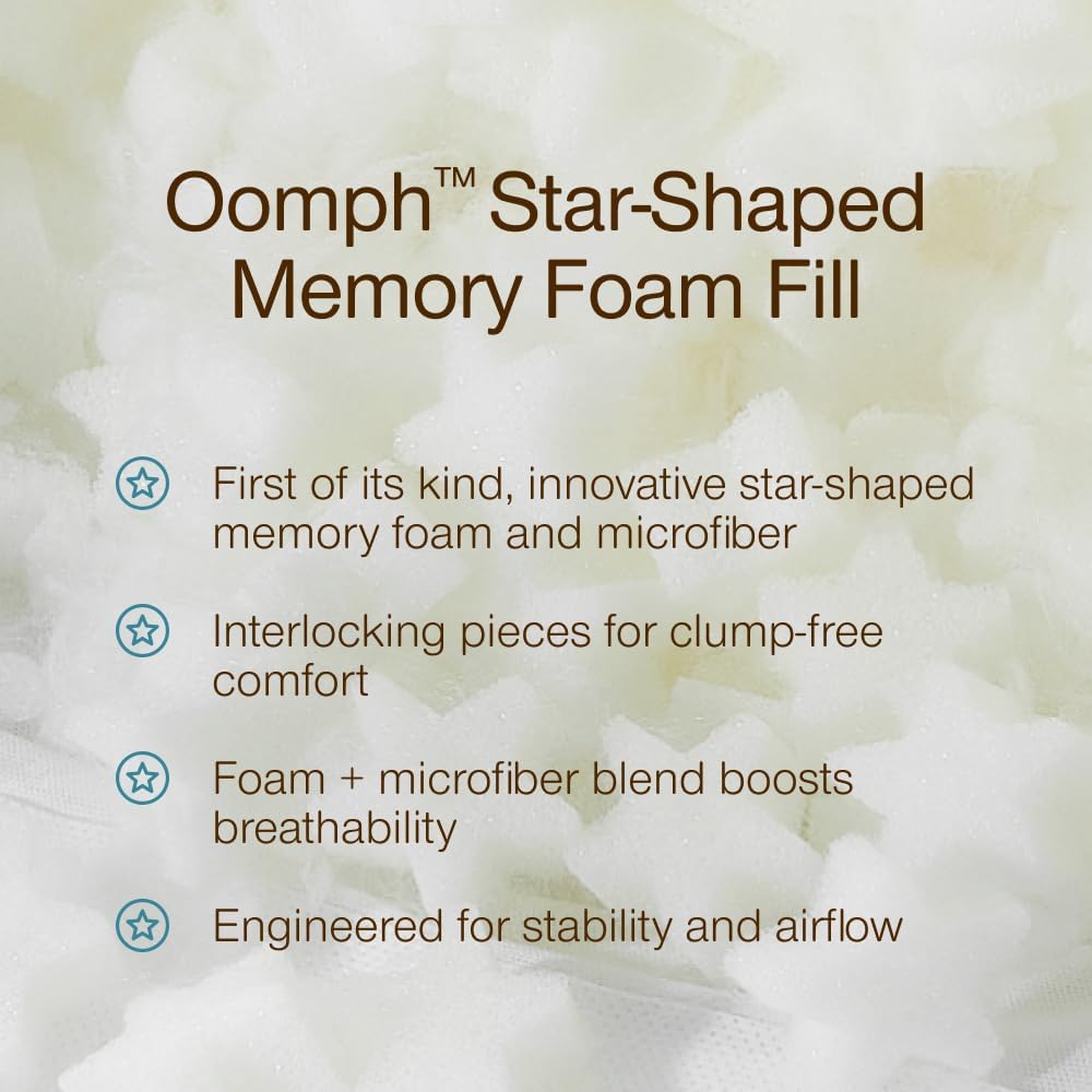 Coop Home Goods Adjustable Orthopedic Pillow King, Ergonomic Cervical Neck Support, Memory Foam Pillows for Side & Back Sleepers, Breathable, Washable Cover, GREENGUARD & CertiPUR-US Certified - Image 6