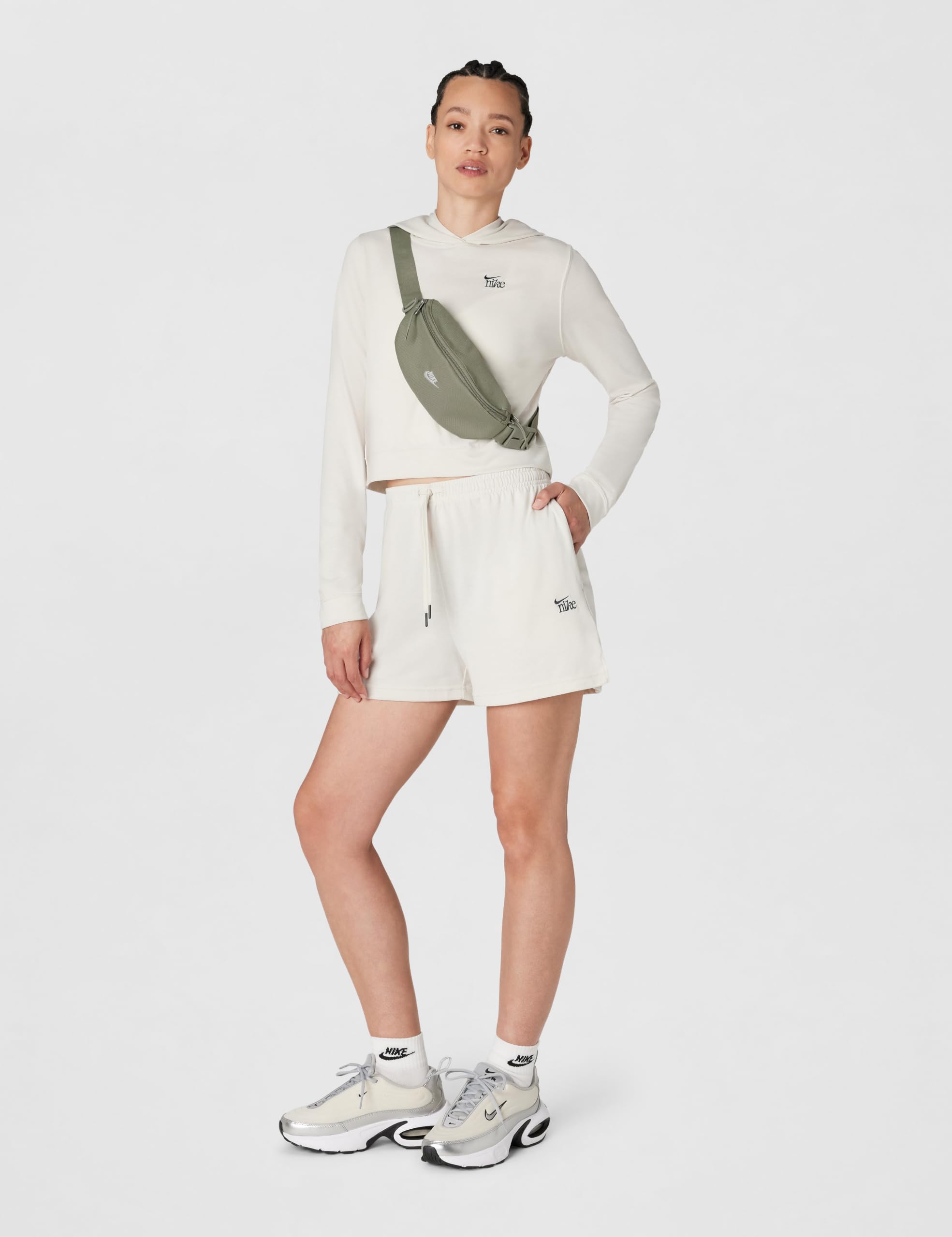 Nike Heritage 2.0 - Marsupio piccolo unisex per adulti (1 L) | Uomini e Donne, Esercito Leggero/Bianco, Small, Heritage - Marsupio 2.0