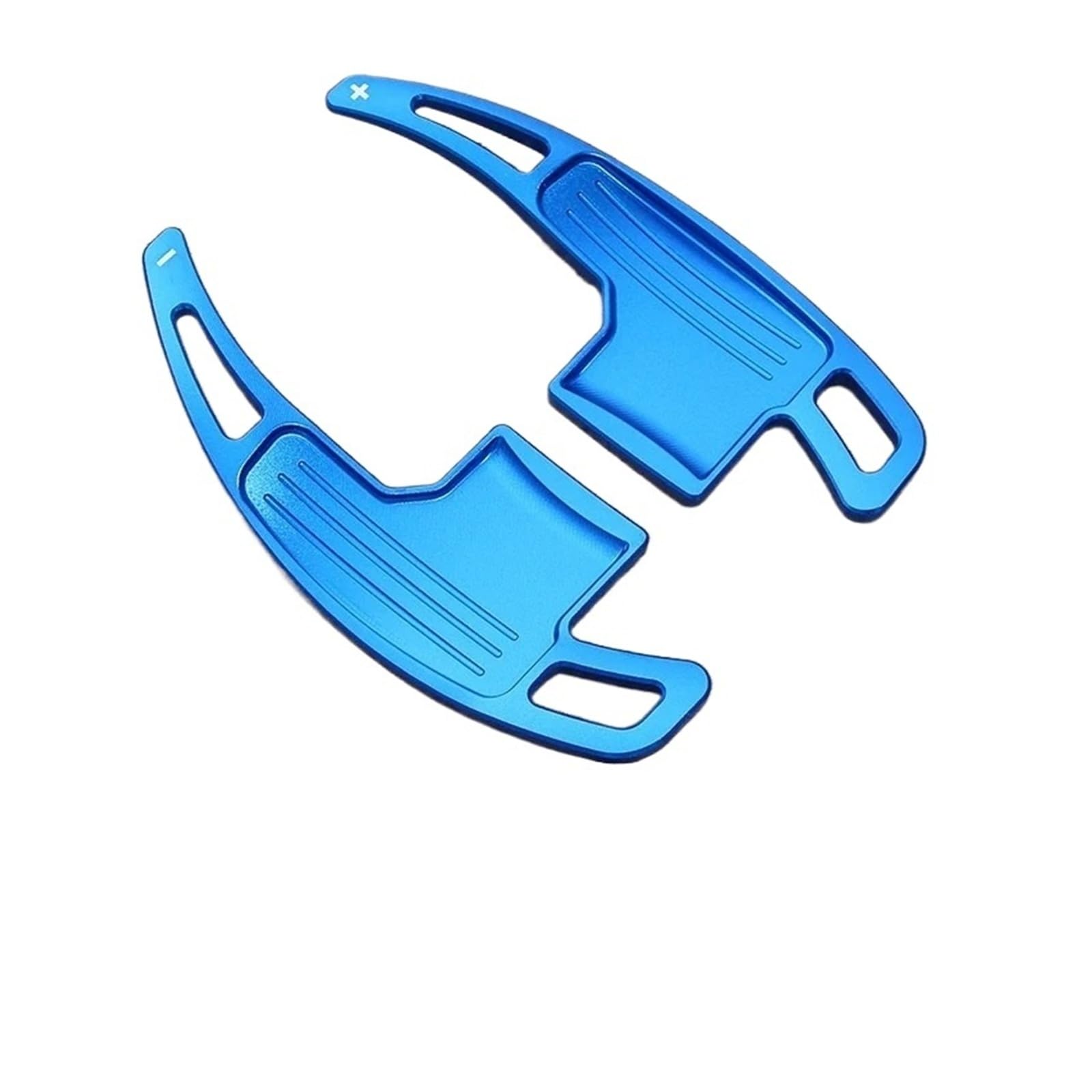Xxiucj Car Paddle Shifter Extensions for Mustang 15-23 Steering Wheel Gear Shifters Paddle Extension Aluminum Alloy Cover(Blue)