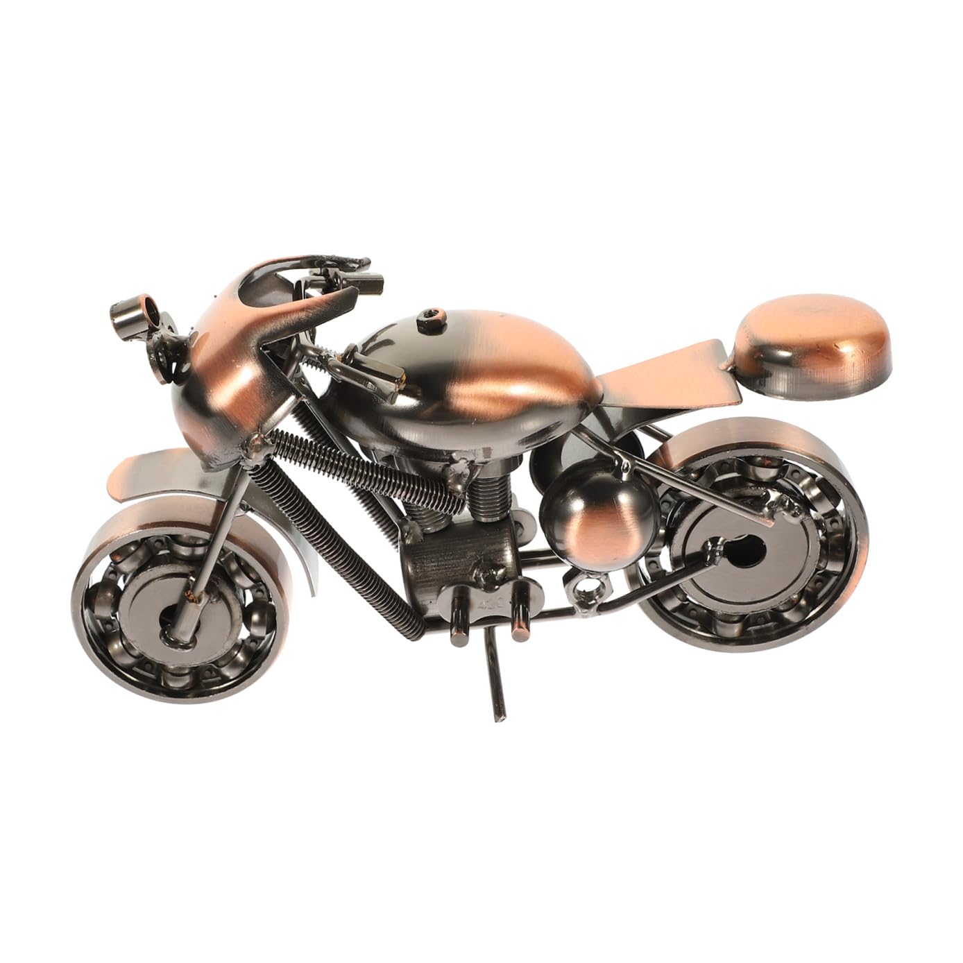 Modèle de simulation moto pour garçon et adulte : objet de décoration rétro en métal fer
